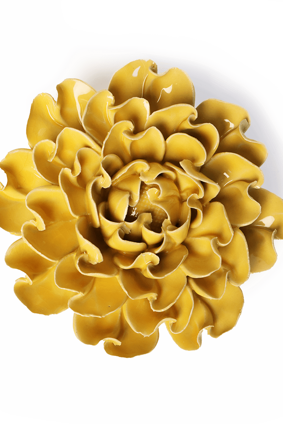 Buttercup Yellow Hawthorn - Chive Ceramics Studio - Ceramic Flowers - Chive Ceramics Studio