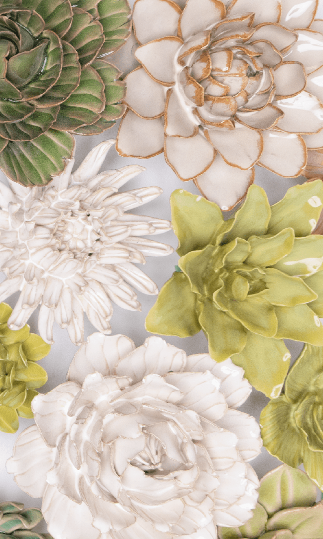 London - Ceramic Flower Curated Collection - Chive Ceramics Studio - Ceramic Flower Sets - Chive Ceramics Studio