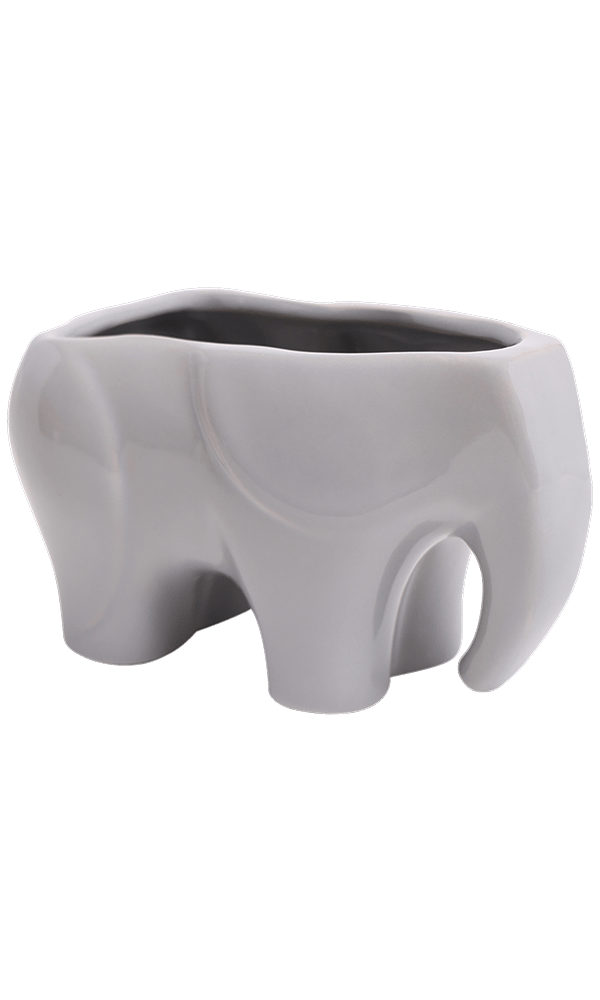Elephant Ceramic Indoor Plant Pot For Succulents - Chive Ceramics Studio - Pots - Chive US