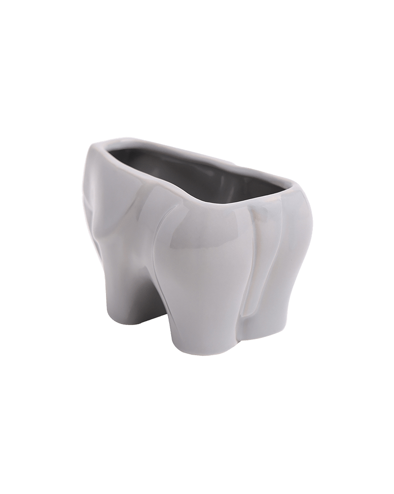 Elephant Ceramic Indoor Plant Pot For Succulents - Chive Ceramics Studio - Pots - Chive US