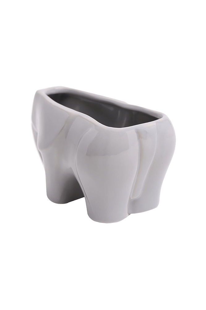 Elephant Ceramic Indoor Plant Pot For Succulents - Chive Ceramics Studio - Pots - Chive US