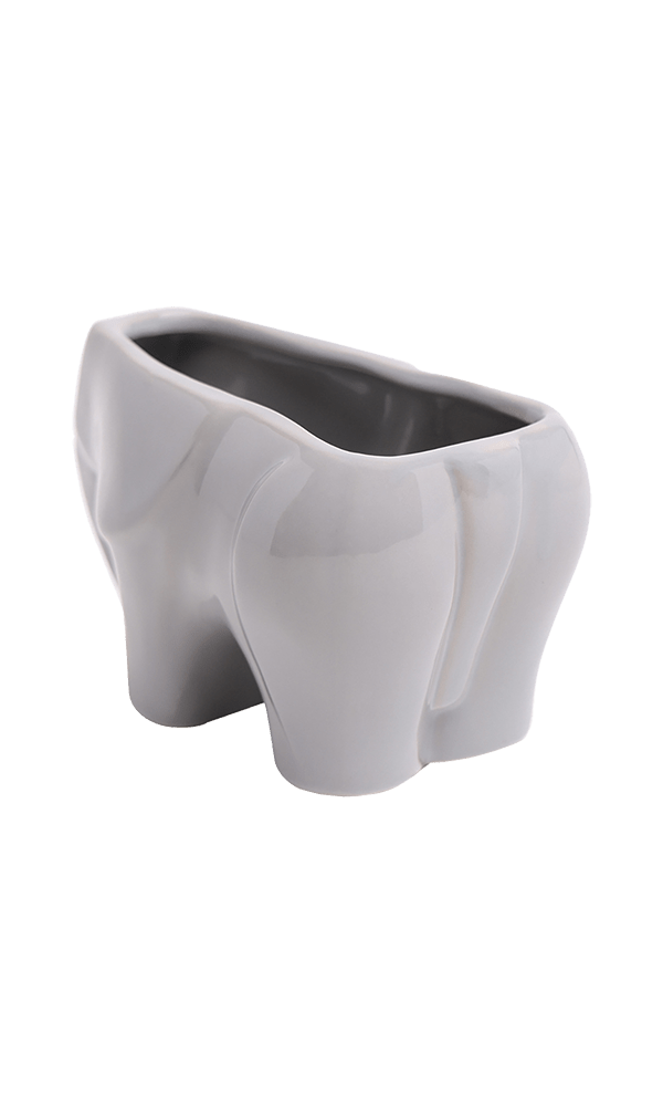 Elephant Ceramic Indoor Plant Pot For Succulents - Chive Ceramics Studio - Pots - Chive US