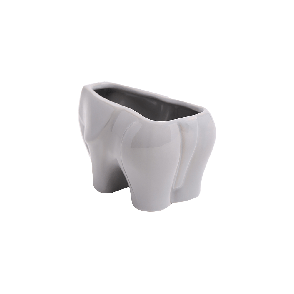 Elephant Ceramic Indoor Plant Pot For Succulents - Chive Ceramics Studio - Pots - Chive US