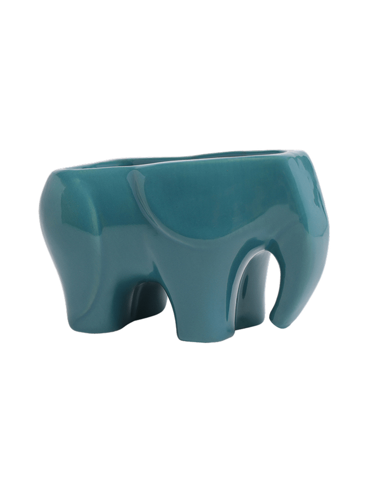 Elephant Ceramic Indoor Plant Pot For Succulents - Chive Ceramics Studio - Pots - Chive US
