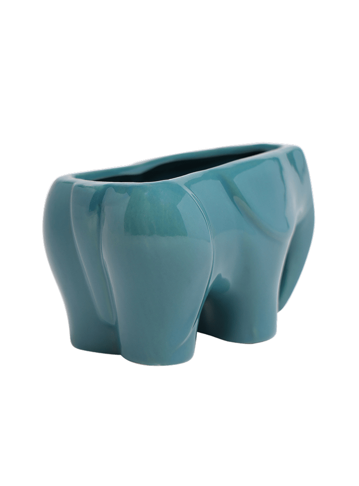 Elephant Ceramic Indoor Plant Pot For Succulents - Chive Ceramics Studio - Pots - Chive US