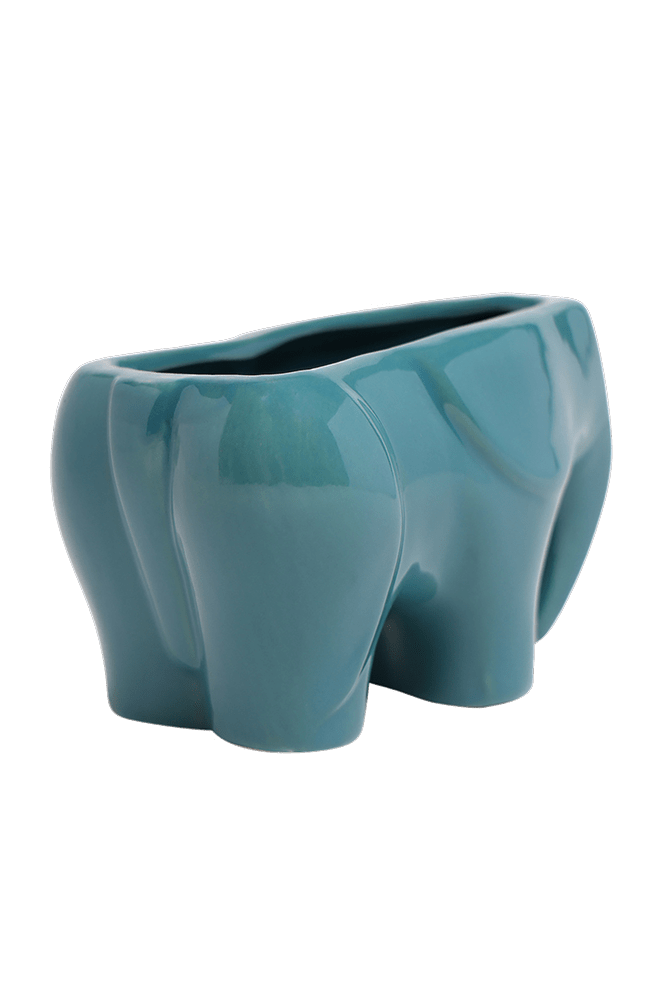 Elephant Ceramic Indoor Plant Pot For Succulents - Chive Ceramics Studio - Pots - Chive US