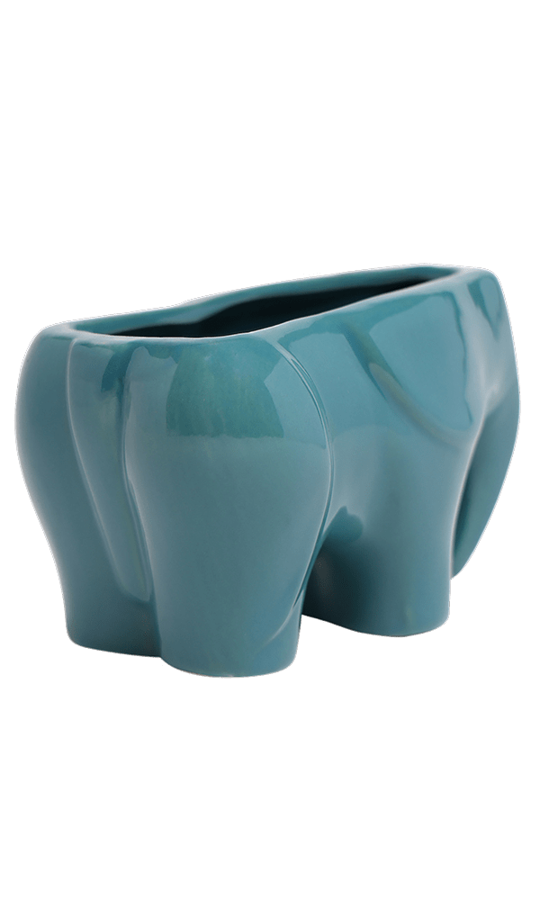 Elephant Ceramic Indoor Plant Pot For Succulents - Chive Ceramics Studio - Pots - Chive US