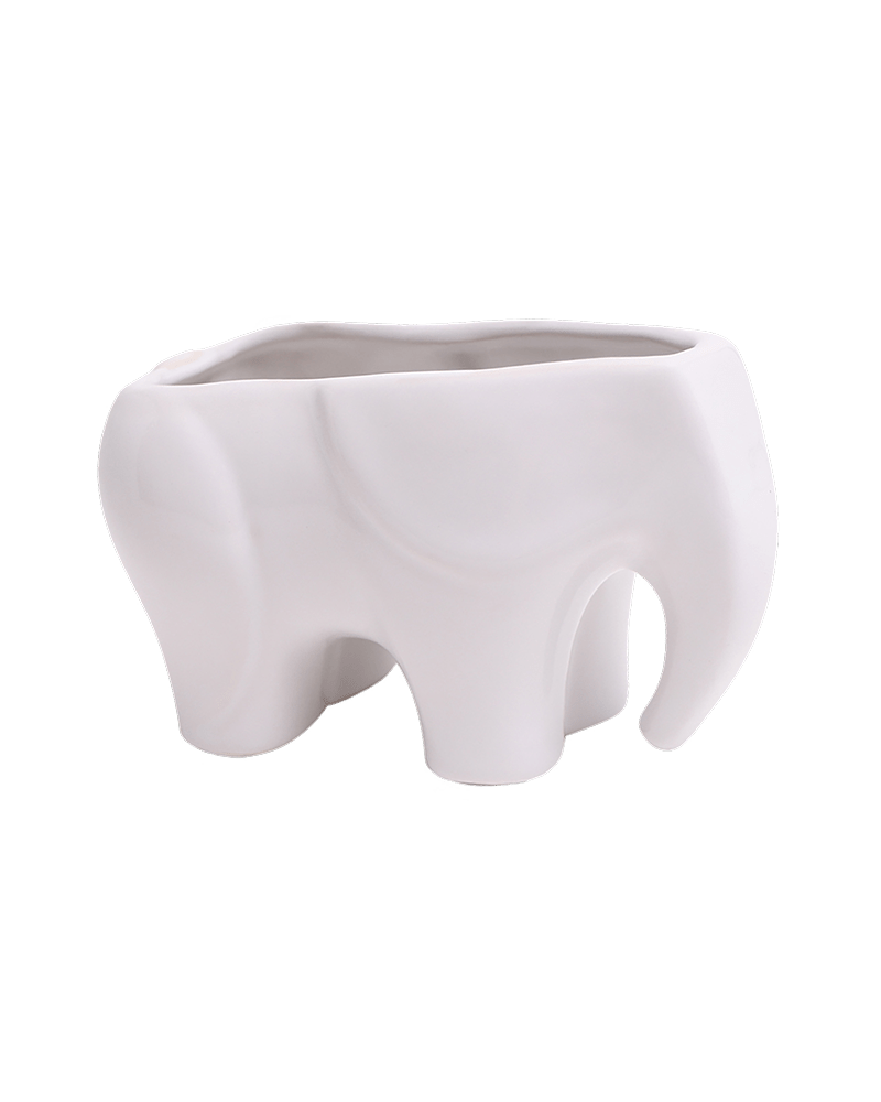 Elephant Ceramic Indoor Plant Pot For Succulents - Chive Ceramics Studio - Pots - Chive US