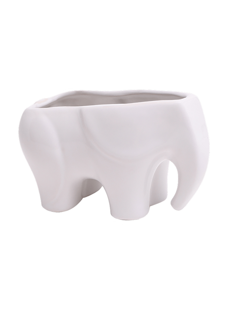 Elephant Ceramic Indoor Plant Pot For Succulents - Chive Ceramics Studio - Pots - Chive US