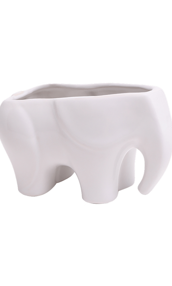Elephant Ceramic Indoor Plant Pot For Succulents - Chive Ceramics Studio - Pots - Chive US