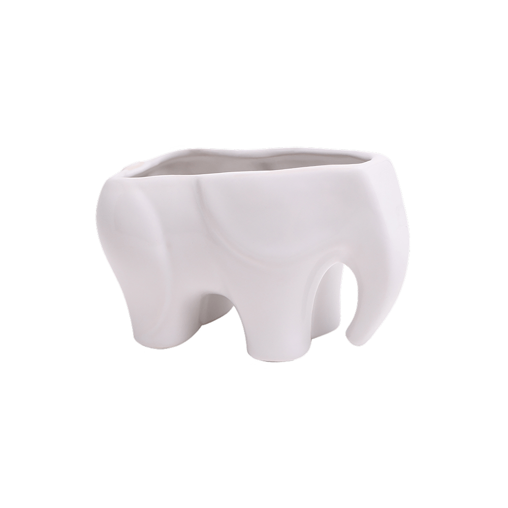 Elephant Ceramic Indoor Plant Pot For Succulents - Chive Ceramics Studio - Pots - Chive US