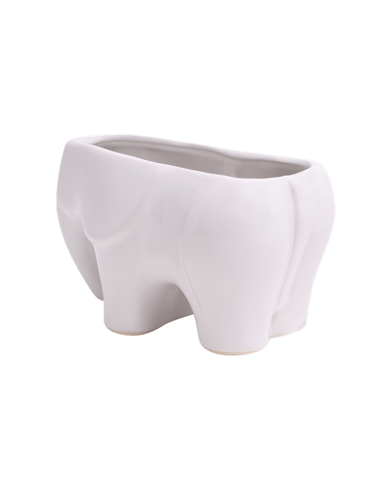 Elephant Ceramic Indoor Plant Pot For Succulents - Chive Ceramics Studio - Pots - Chive US