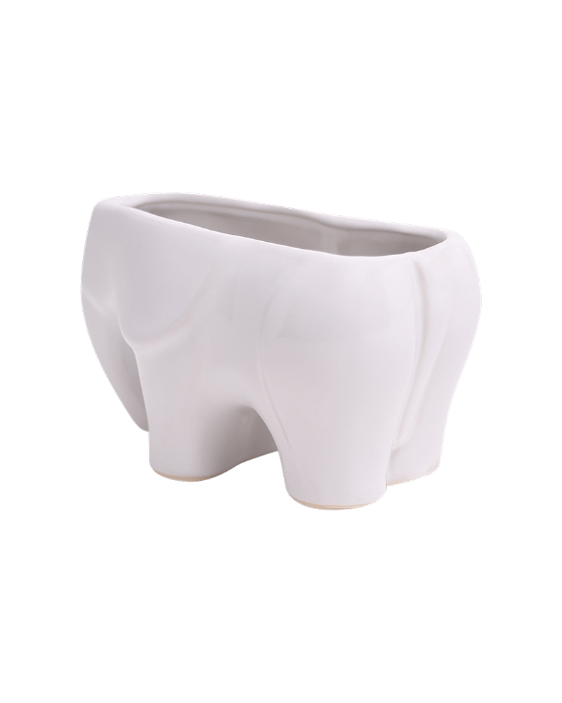 Elephant Ceramic Indoor Plant Pot For Succulents - Chive Ceramics Studio - Pots - Chive US