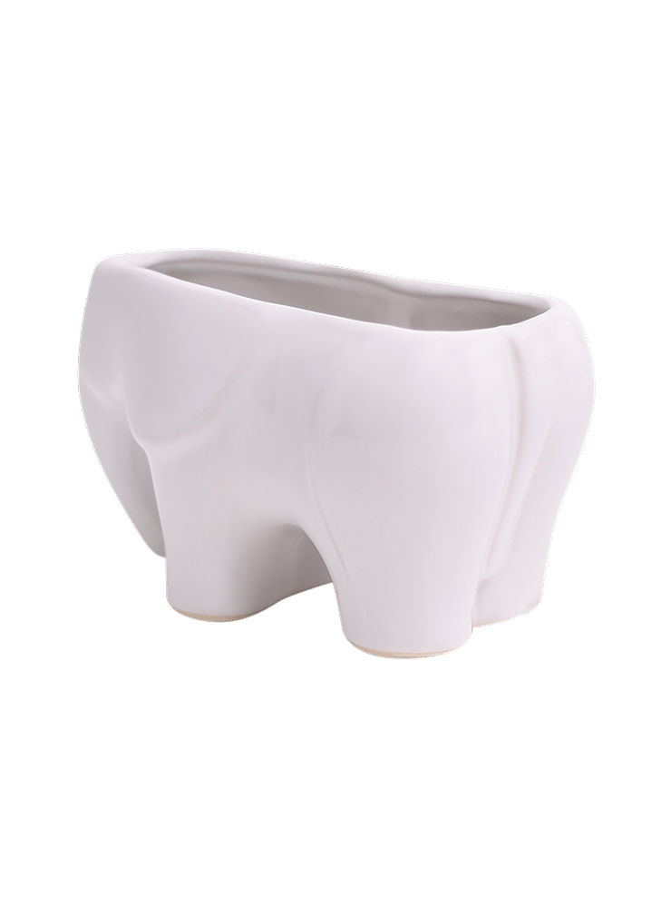 Elephant Ceramic Indoor Plant Pot For Succulents - Chive Ceramics Studio - Pots - Chive US