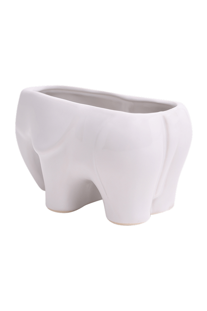 Elephant Ceramic Indoor Plant Pot For Succulents - Chive Ceramics Studio - Pots - Chive US