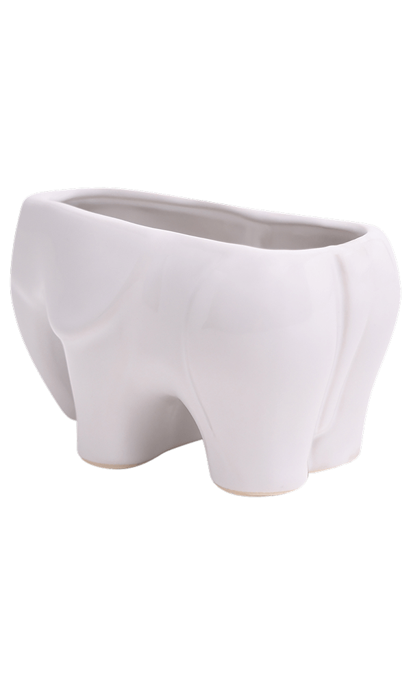 Elephant Ceramic Indoor Plant Pot For Succulents - Chive Ceramics Studio - Pots - Chive US