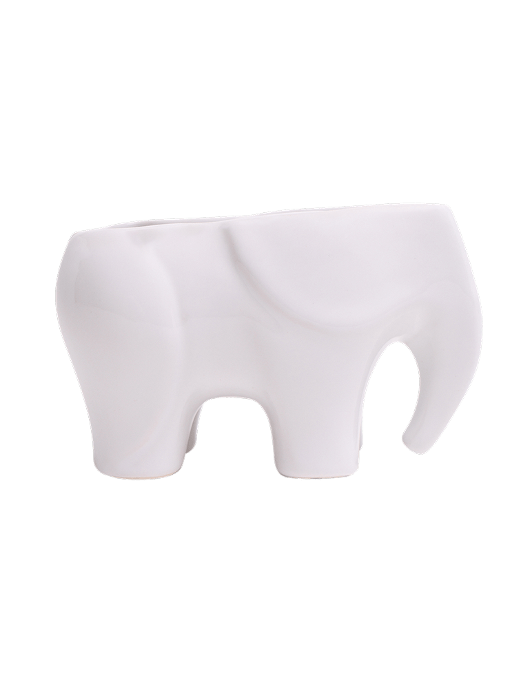 Elephant Ceramic Indoor Plant Pot For Succulents - Chive Ceramics Studio - Pots - Chive US