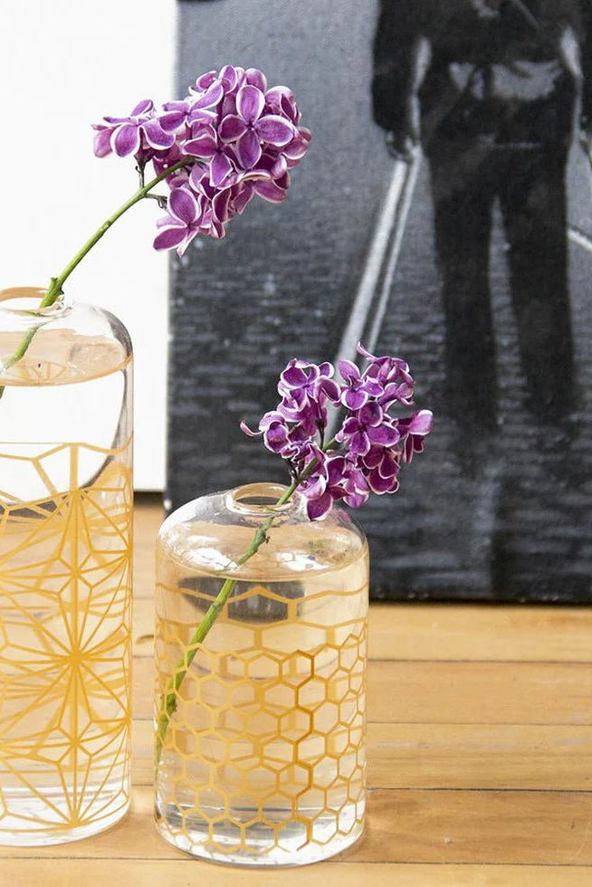 Elon Glass Bud Vase For Flowers - Chive Ceramics Studio - Vases - Chive US