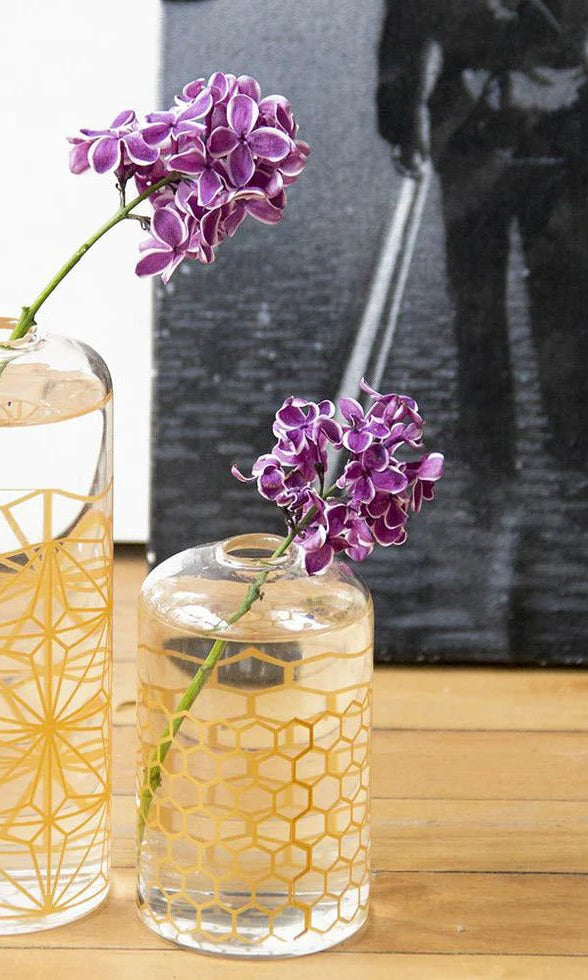 Elon Glass Bud Vase For Flowers - Chive Ceramics Studio - Vases - Chive US