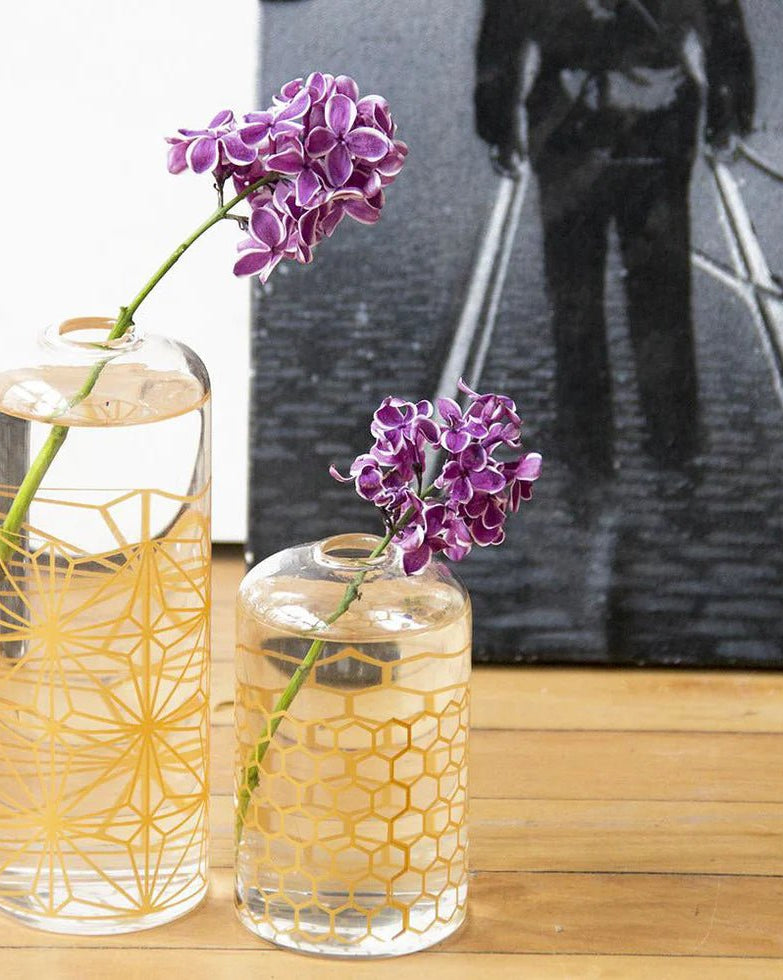 Elon Glass Bud Vase For Flowers - Chive Ceramics Studio - Vases - Chive US