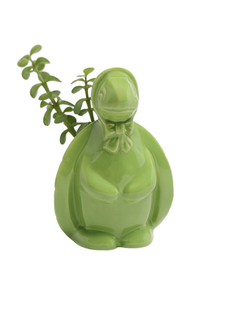 Turtle Ceramic Indoor Plant Pot For Succulents - Chive Ceramics Studio - Pots - Chive Ceramics Studio