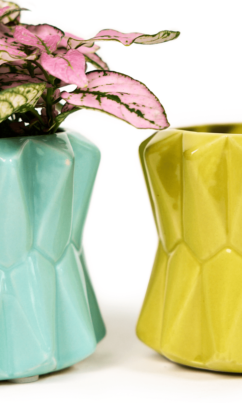 Fang Ceramic Modern Planter For Succulents - Chive Ceramics Studio - Pots - Chive Ceramics Studio