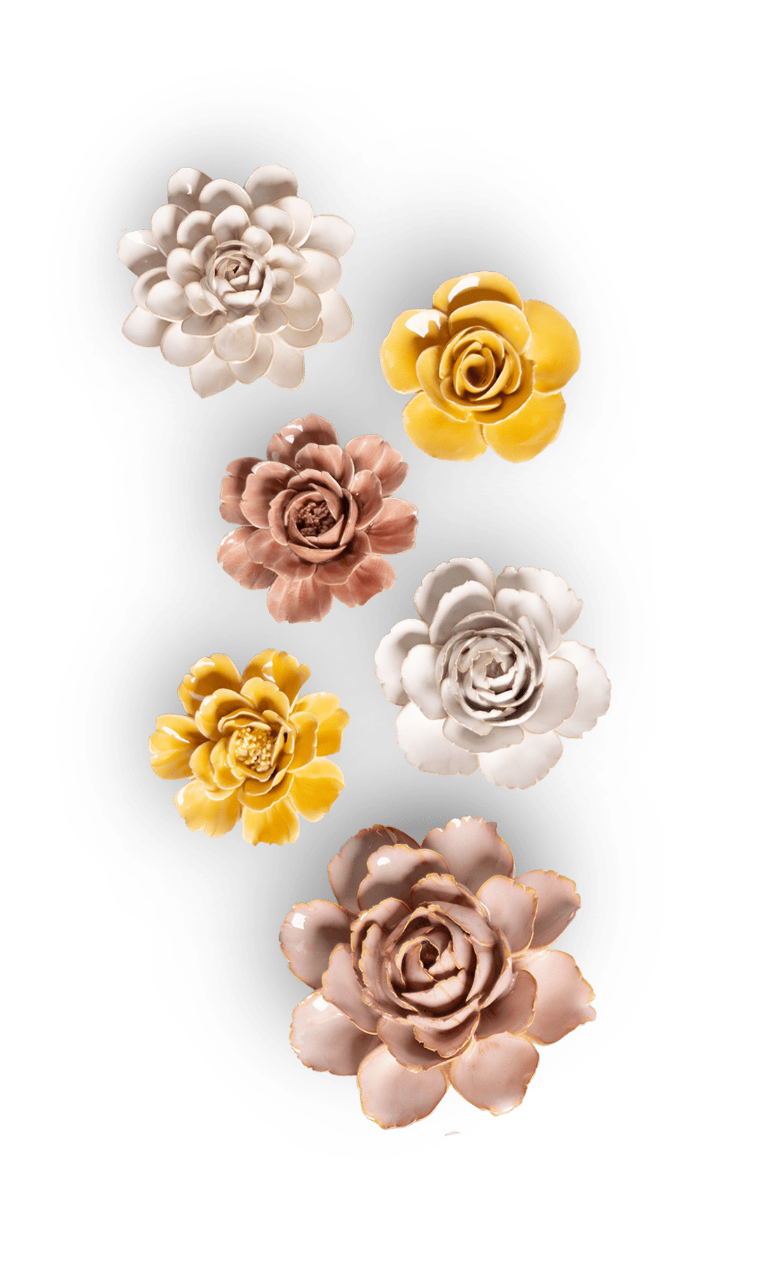 Nice - 6 Piece Curated Set - Chive Ceramics Studio - Ceramic Flower Sets - Chive Ceramics Studio