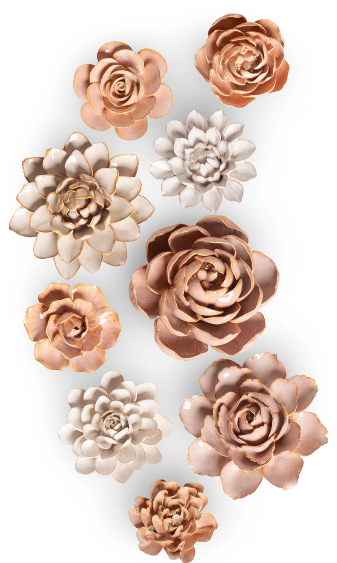 Avignon - 9 Piece Curated Set - Chive Ceramics Studio - Ceramic Flower Sets - Chive Ceramics Studio