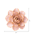Rose Pink Camellia ceramic wall flower styled display — France Collection