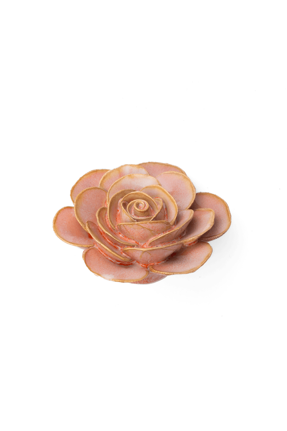 Peach Pink Cloni Ranunculus - Chive Ceramics Studio - Ceramic Flowers - Chive Ceramics Studio
