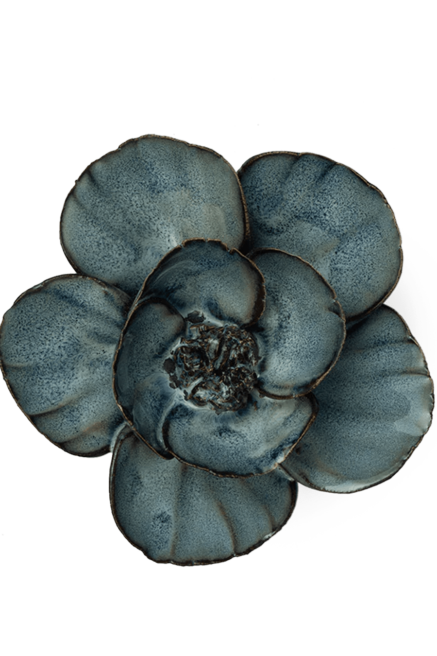 FR07 Navy Poppy - Chive Ceramics Studio - Ceramic Flowers - Chive Ceramics Studio