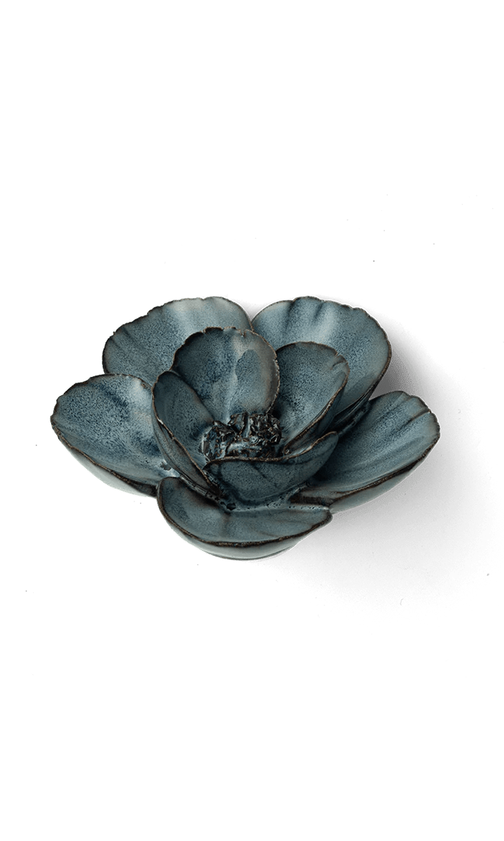 Navy Poppy - Chive Ceramics Studio - Ceramic Flowers - Chive Ceramics Studio