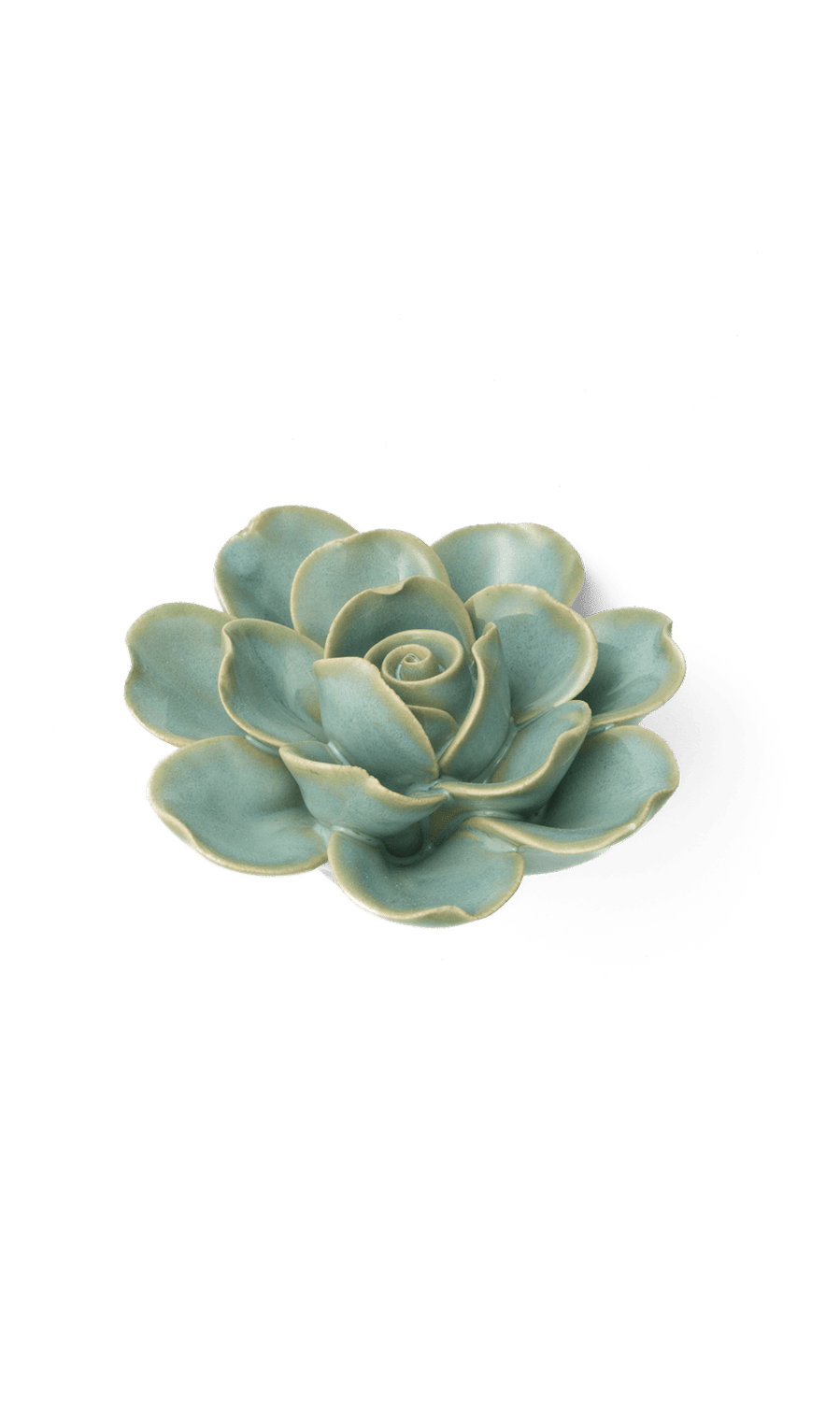 Milk Gardenia ceramic wall flower — France collection — designed in Toronto by Chive Studio
