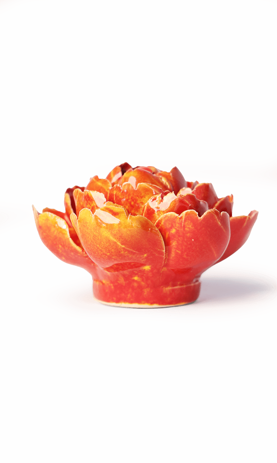 Yellow Peony ceramic wall flower — France collection — designed in Toronto by Chive Studio