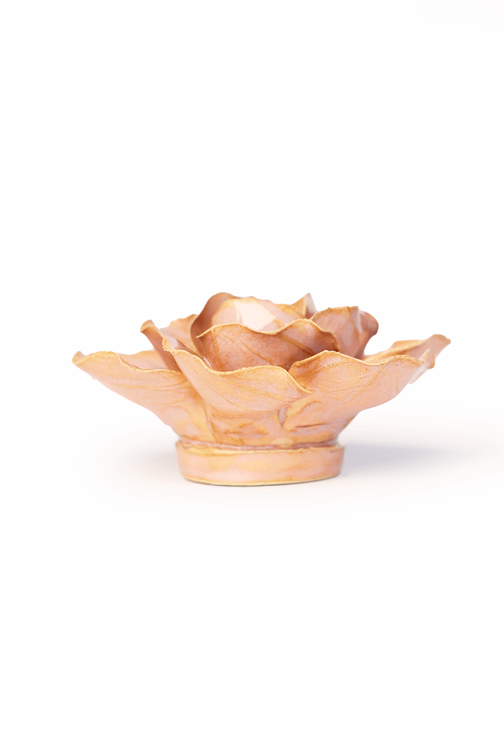 Peach Pink Carnation ceramic wall flower — France collection — designed in Toronto by Chive Studio