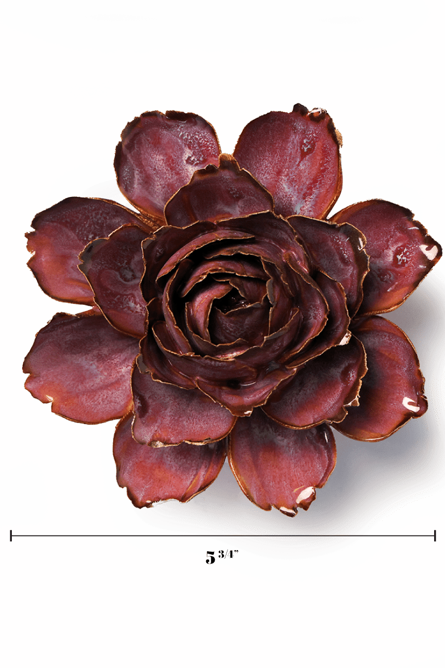 Dewberry Camellia - Chive Ceramics Studio - Ceramic Flowers - Chive Ceramics Studio