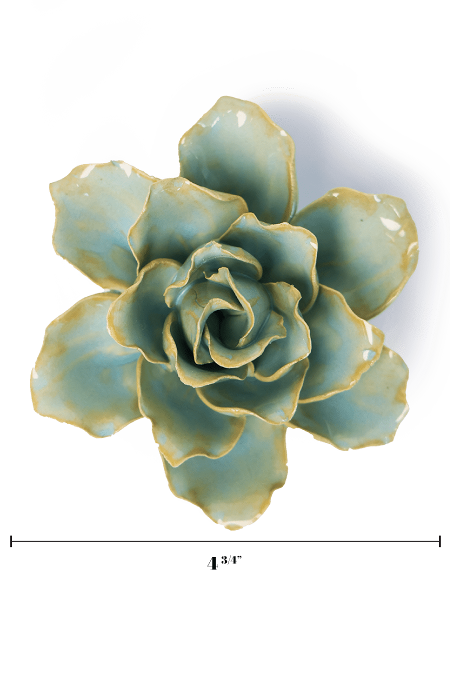 France Robin's Egg Blue Stargazer Lily - Chive Ceramics Studio - Ceramic Flowers - Chive Ceramics Studio