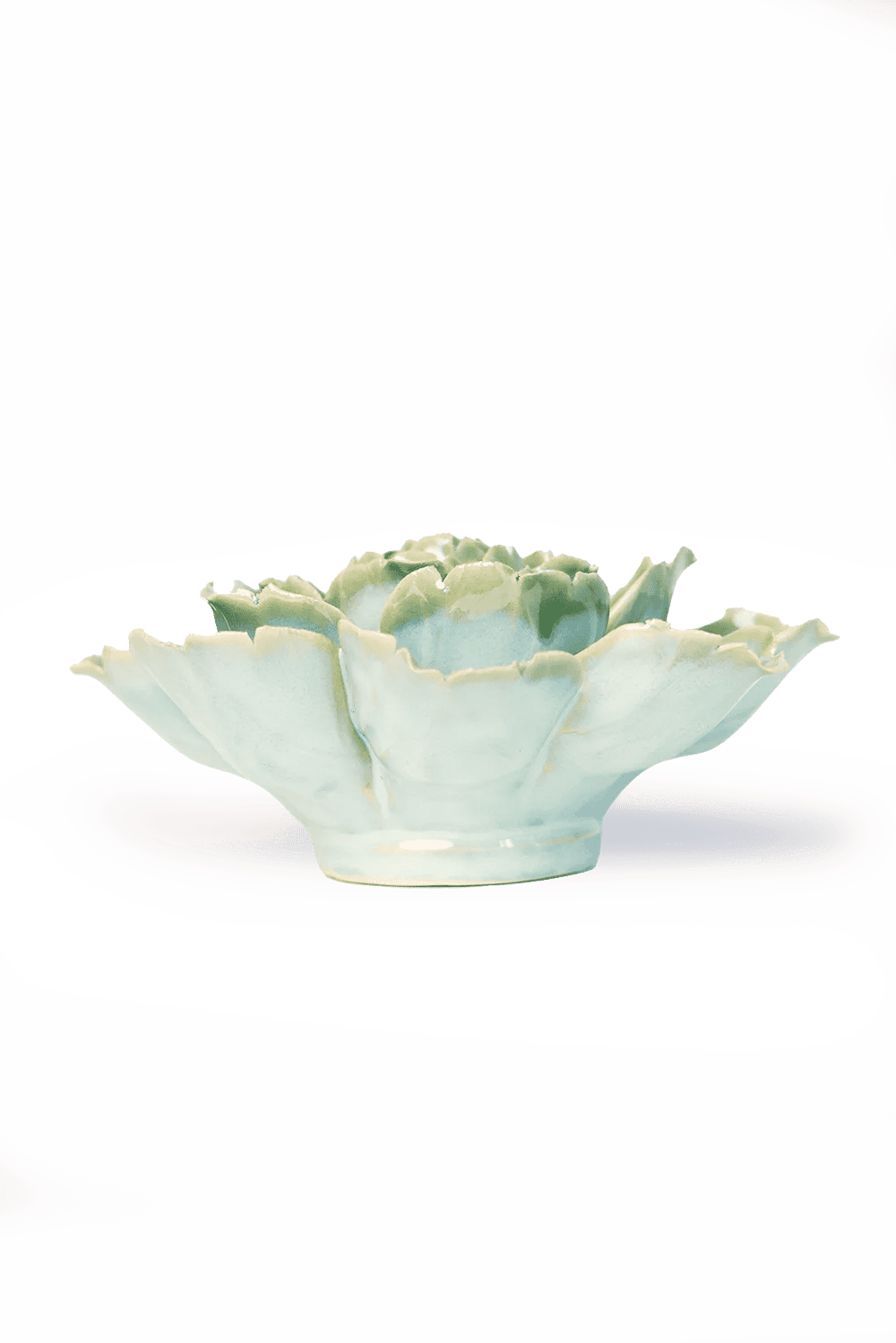 Milk Camellia ceramic wall flower— France collection — designed in Toronto by Chive Studio