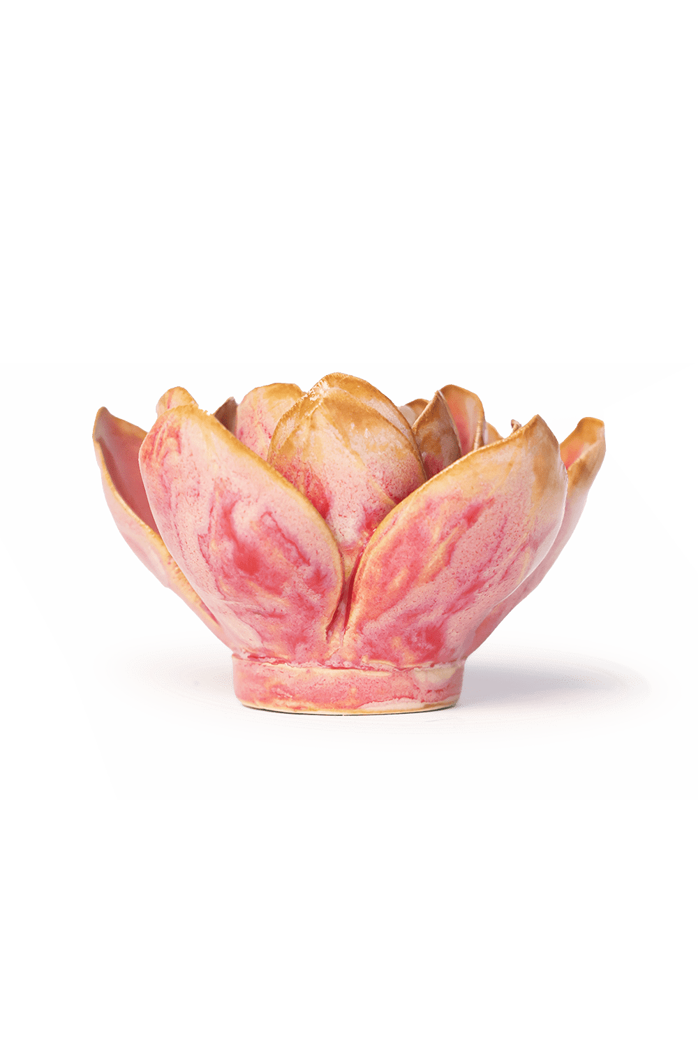 Rose Quartz Narcissus ceramic wall flower — France collection — designed in Toronto by Chive Studio