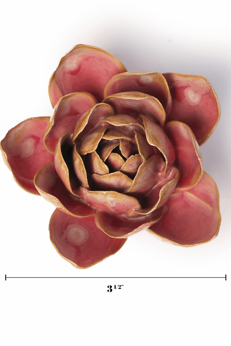 Rose Quartz Pink Narcissus - Chive Ceramics Studio - Ceramic Flowers - Chive Ceramics Studio