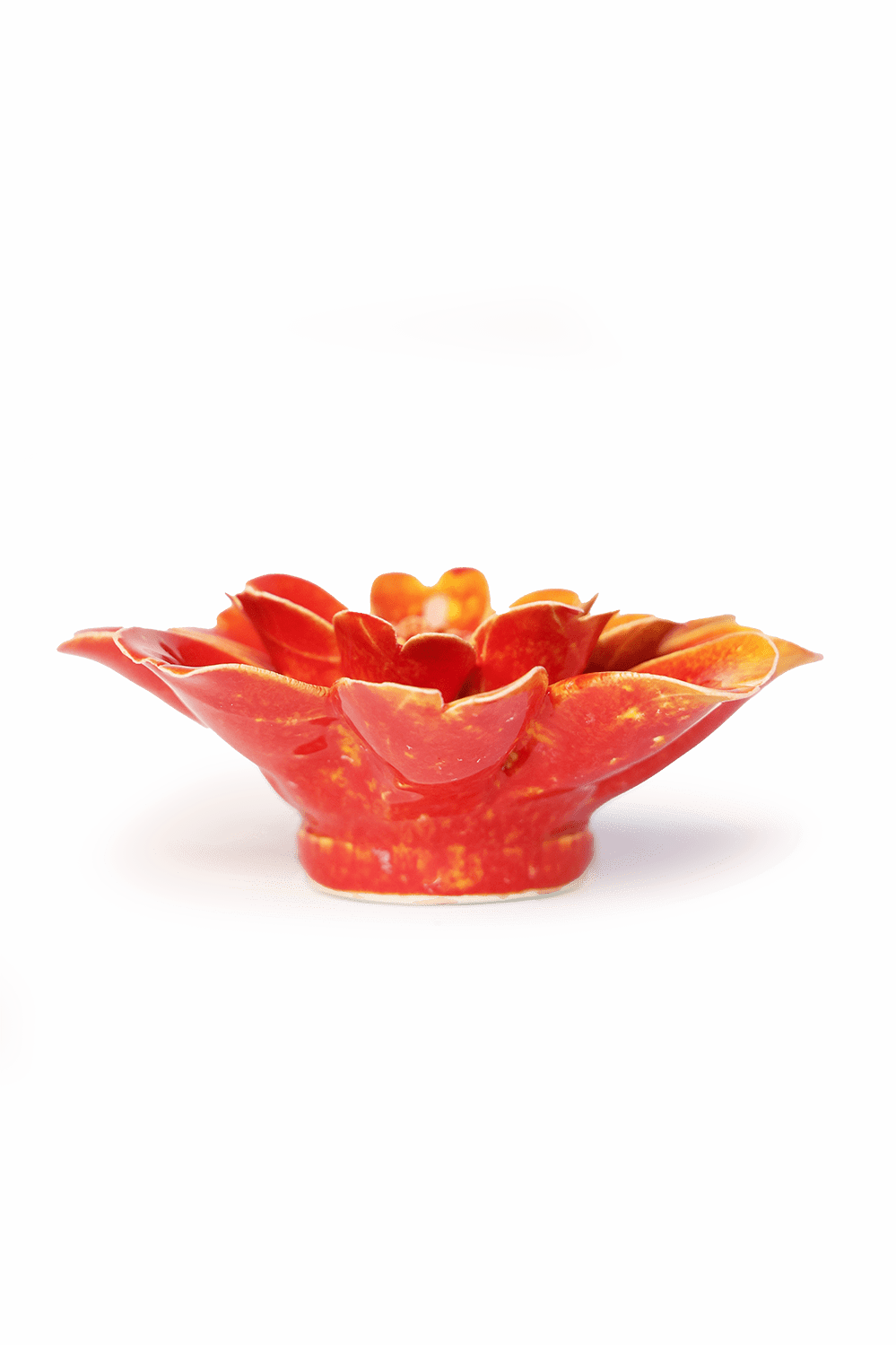 Orange Yellow Daisy ceramic wall flower — France collection — designed in Toronto by Chive Studio