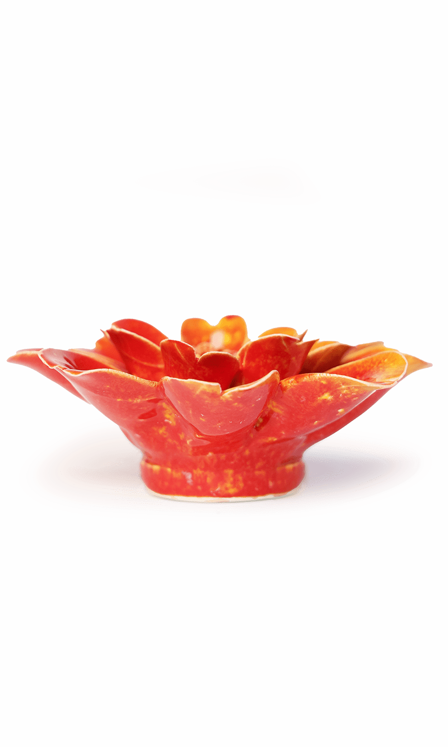 Orange Yellow Daisy ceramic wall flower — France collection — designed in Toronto by Chive Studio