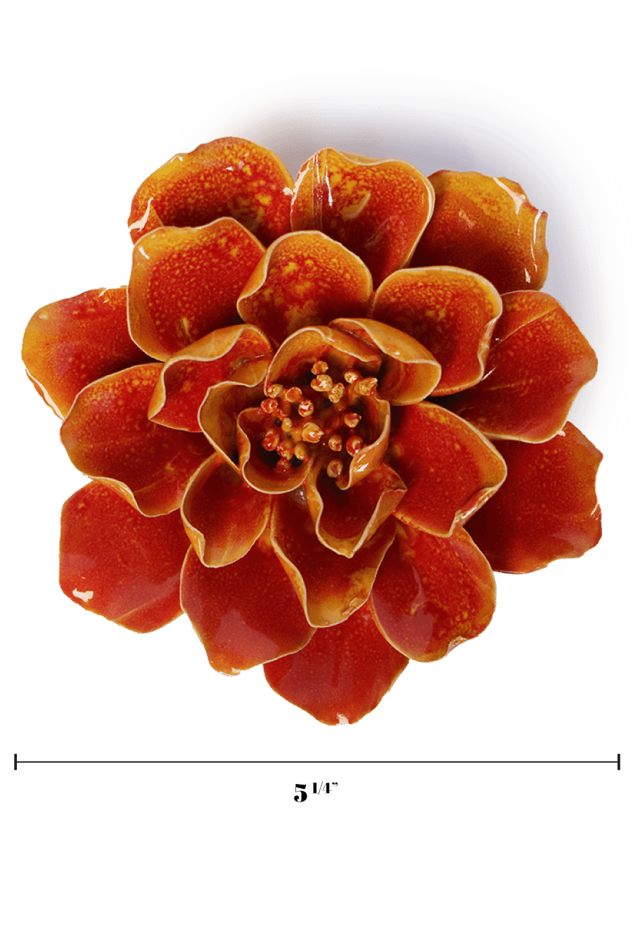 Orange Yellow Coreopsis - Chive Ceramics Studio - Ceramic Flowers - Chive Ceramics Studio