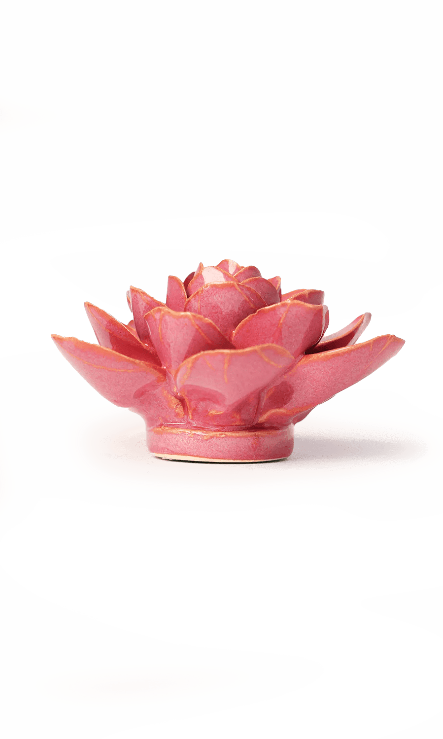 Blush Pink Begonia ceramic wall flower — France collection — designed in Toronto by Chive Studio