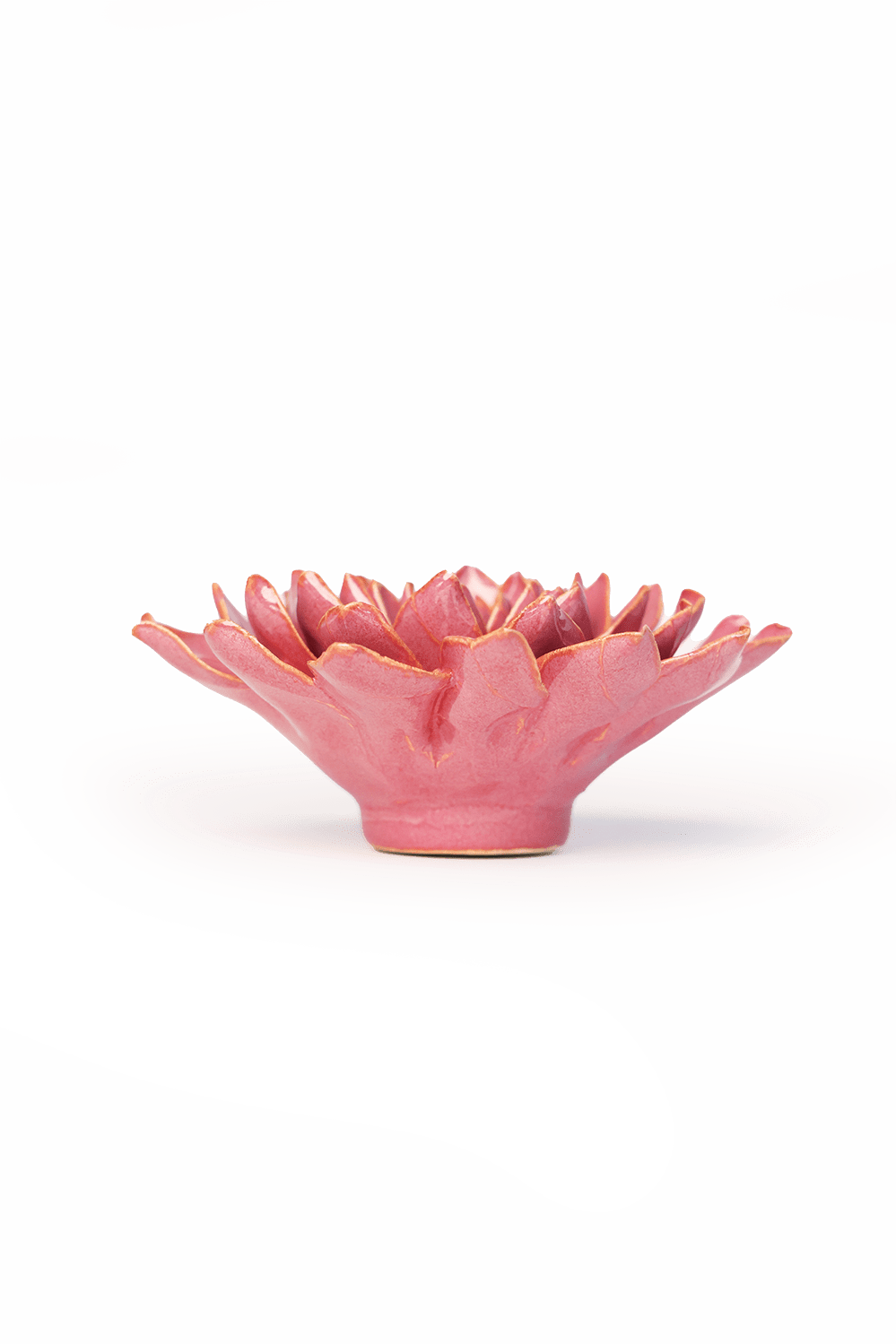 Blush Pink Azalea ceramic wall flower — France collection — designed in Toronto by Chive Studio