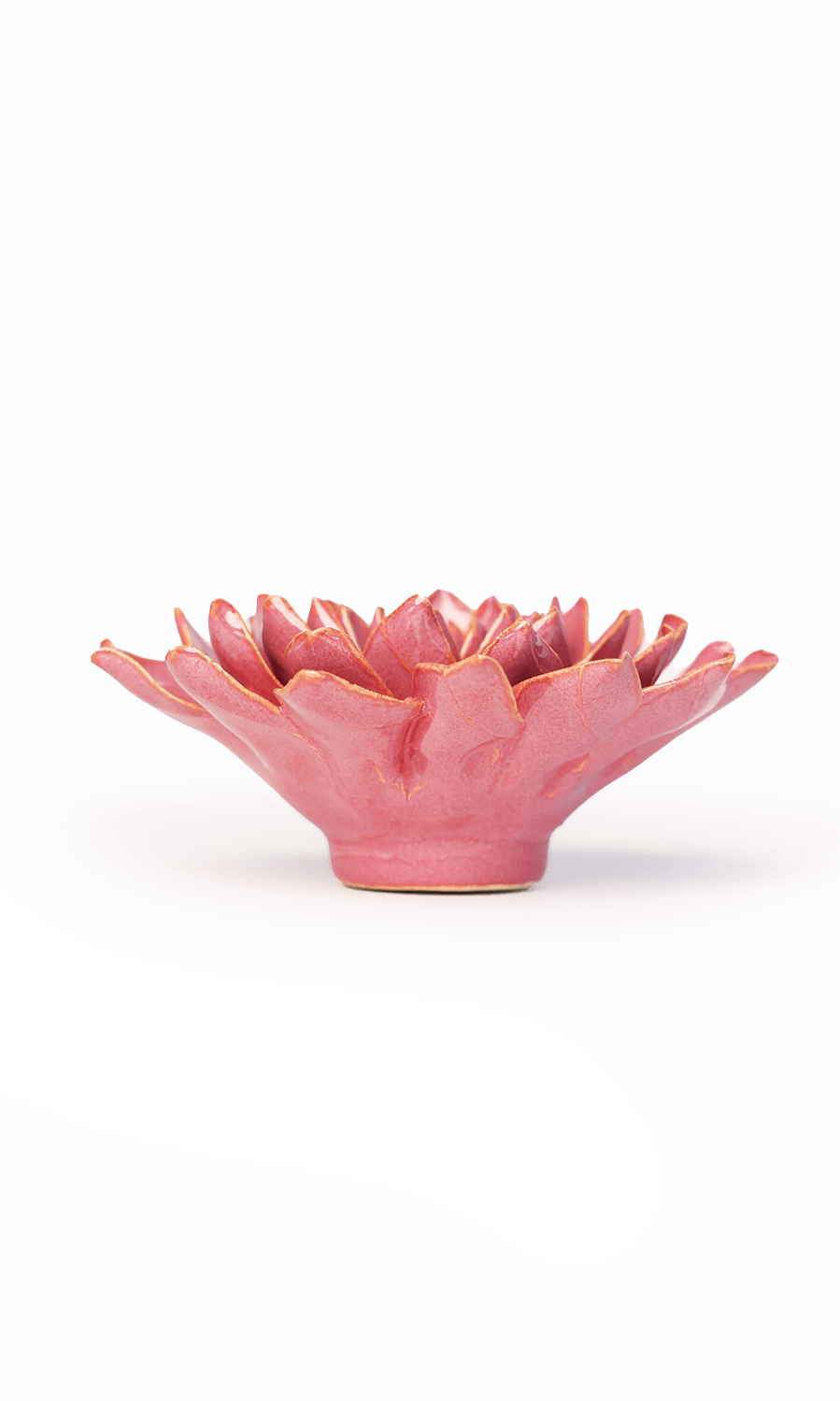 Blush Pink Azalea ceramic wall flower — France collection — designed in Toronto by Chive Studio