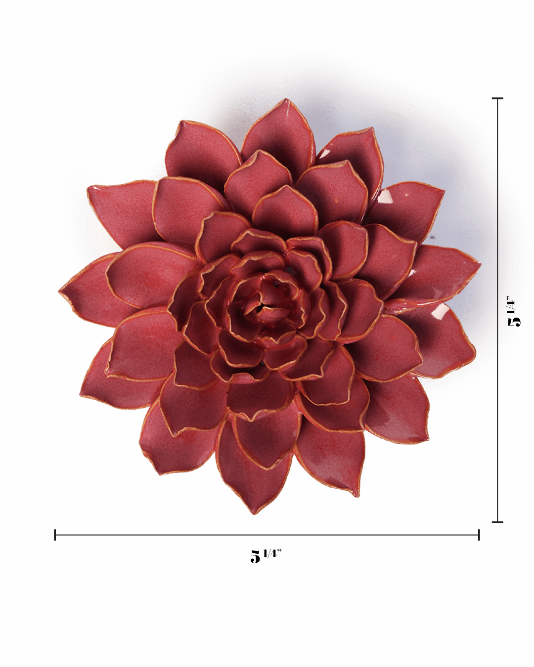 Blush Pink Madonna Azalea - Chive Ceramics Studio - Ceramic Flowers - Chive Ceramics Studio