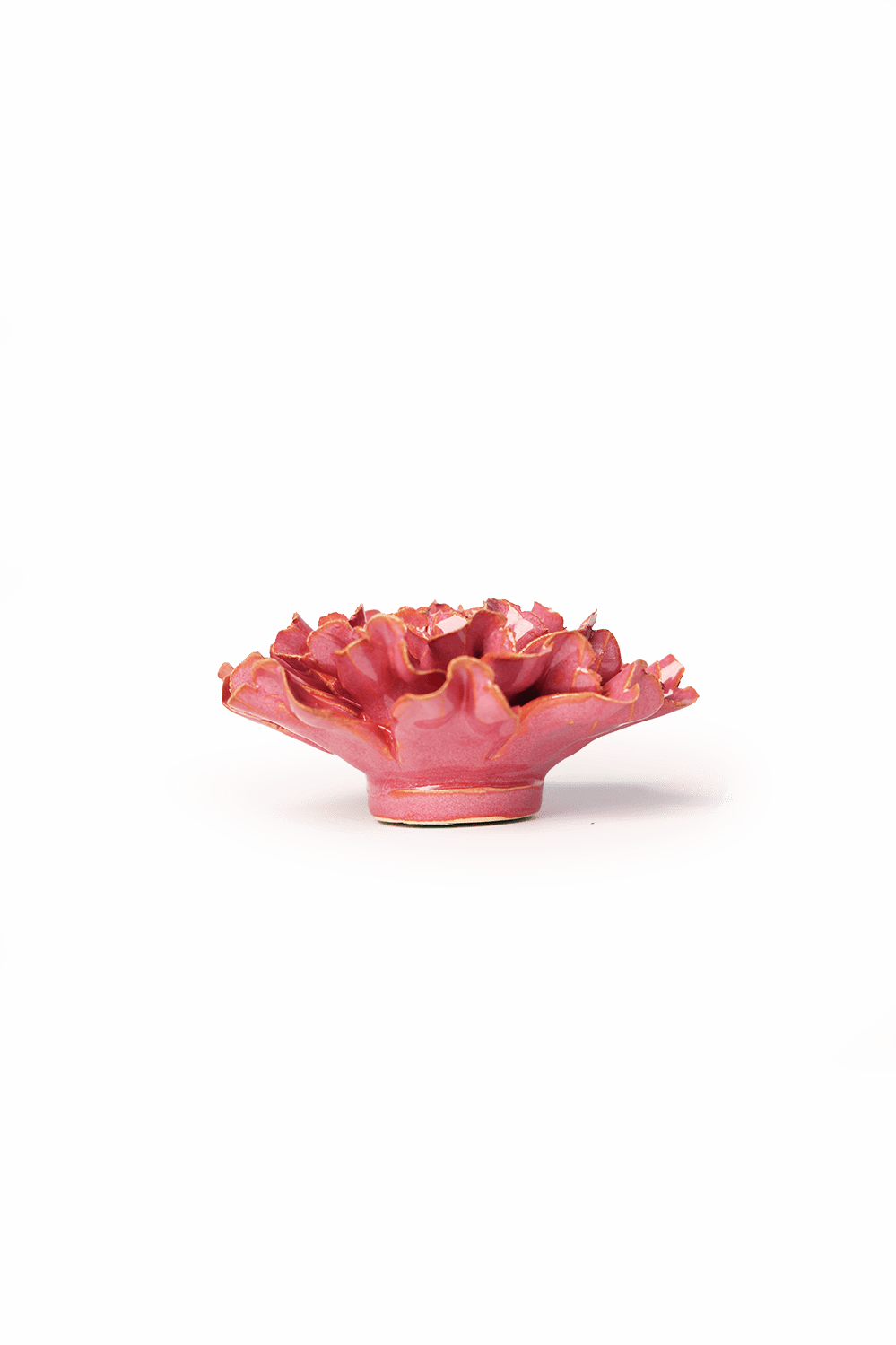 Blush Pink Carnation ceramic wall flower — France collection — designed in Toronto by Chive Studio