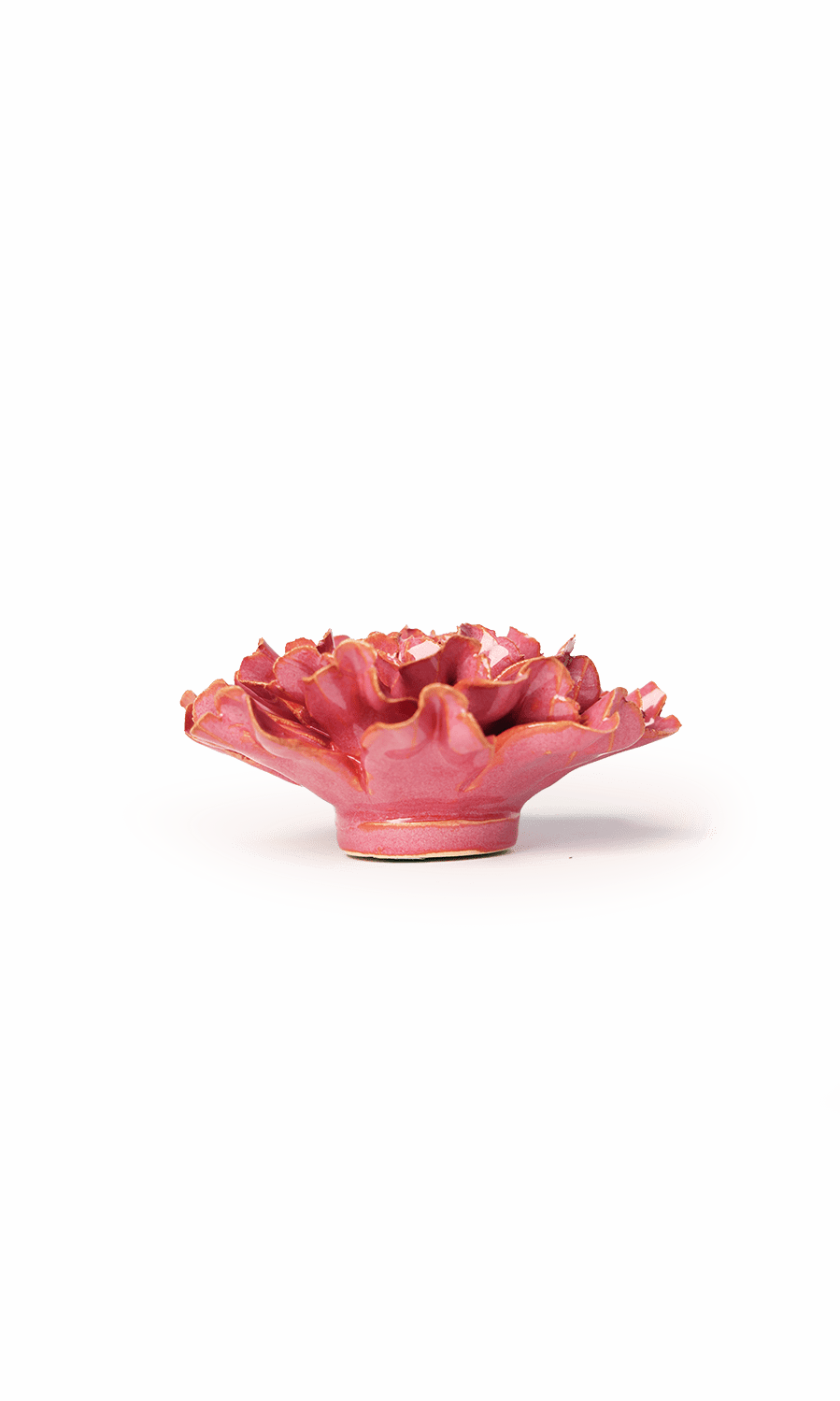 Blush Pink Carnation ceramic wall flower — France collection — designed in Toronto by Chive Studio