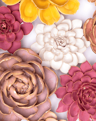 Marseille - Ceramic Flower Curated Collection - Chive Ceramics Studio - Ceramic Flower Sets - Chive Ceramics Studio